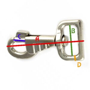 Bolzenkarabinerhaken DB 26 mm