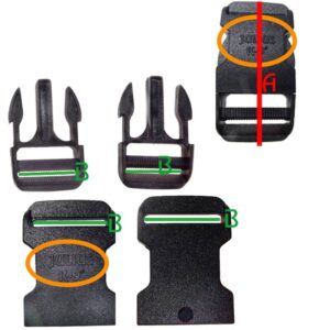 JK9® Original-Steckschließe DB 20 ►NEUE Generation◄