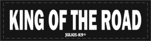 Klettsticker "KING OF THE ROAD"