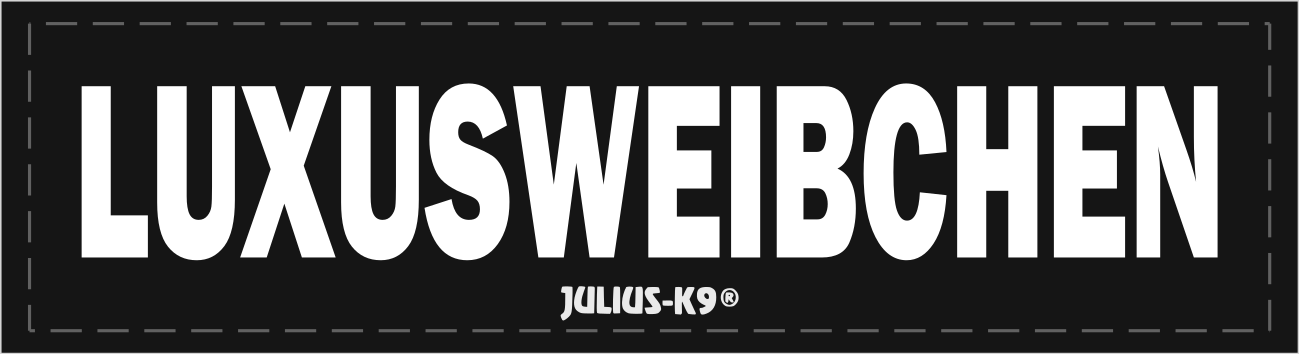 Klettsticker "LUXUSWEIBCHEN"