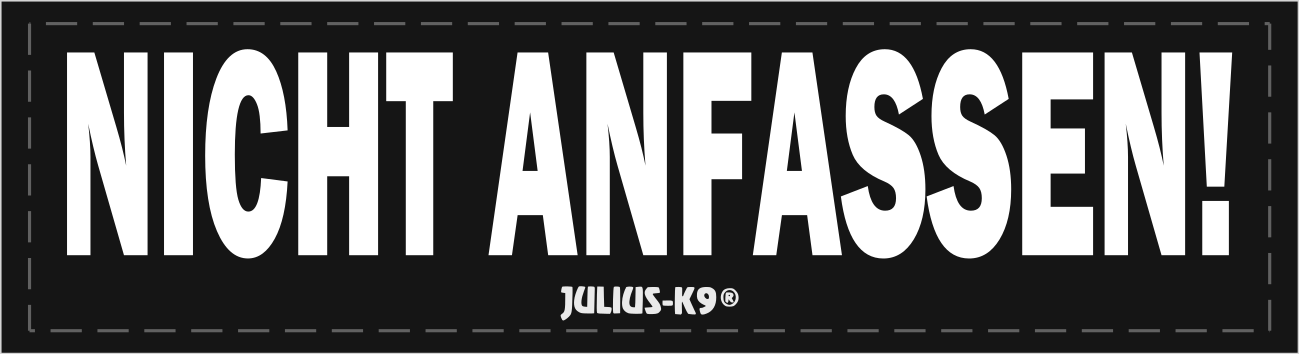 Klettsticker "Nicht anfassen !"